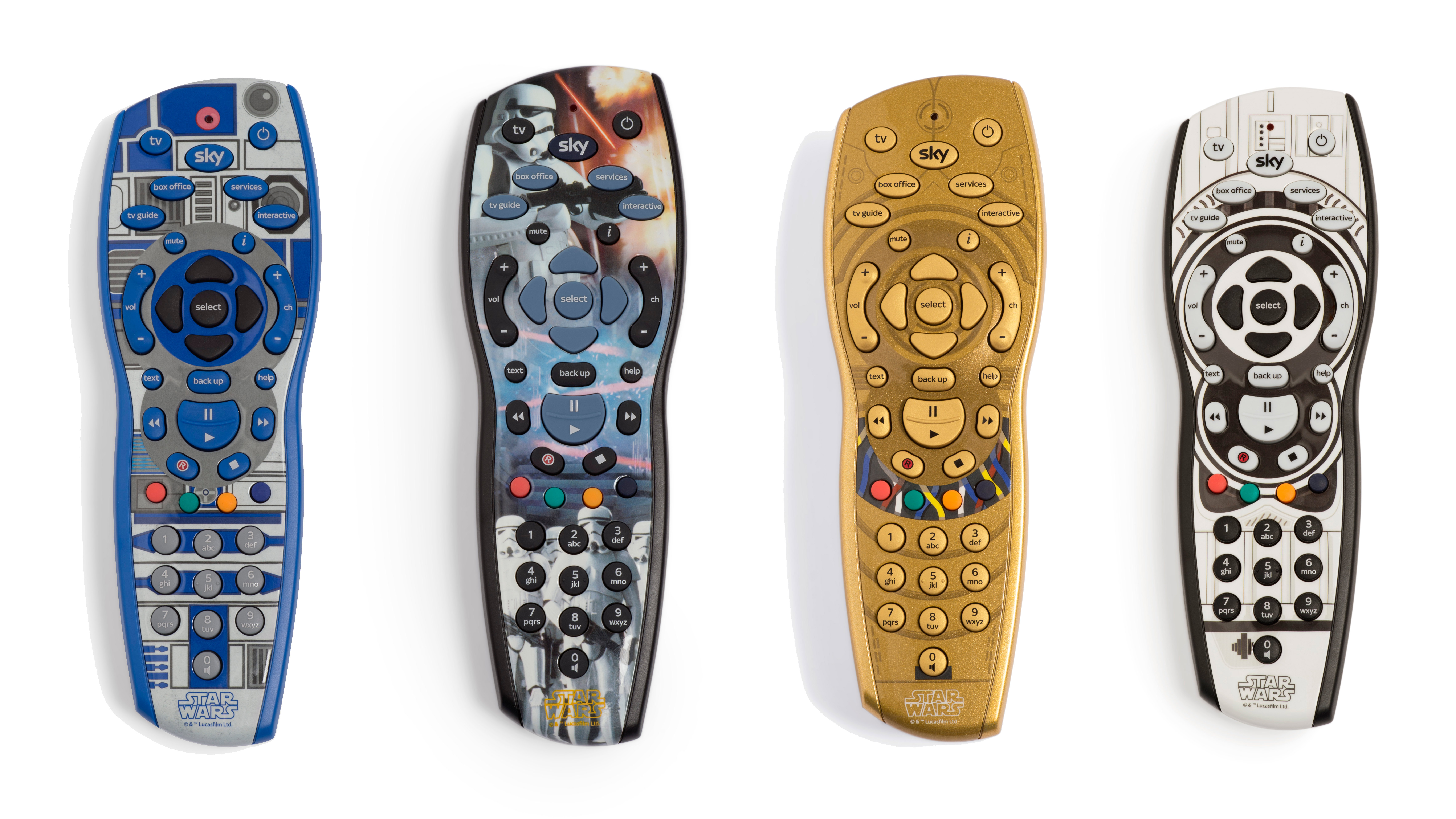 Star Wars remote controls