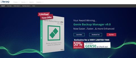 Genie Backup Manager Review Hero