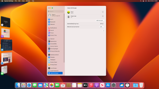 Settings app in macOS Ventura