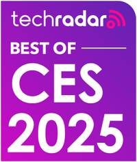 A badge saying 'TechRadar Best of CES 2025'