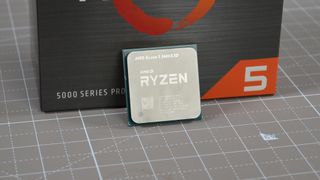 An AMD Ryzen 5 5600X3D