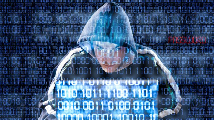 Representational image of a hacker