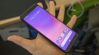 The Google Pixel 3 is not a huge phone. Image credit: TechRadar