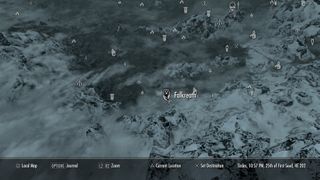 Skyrim map: Falkreath