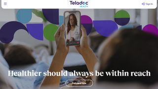 Teladoc website screenshot.