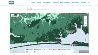 Tello coverage map screenshot