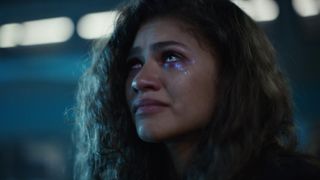 Rue Bennet (Zendaya) crying in Euphoria