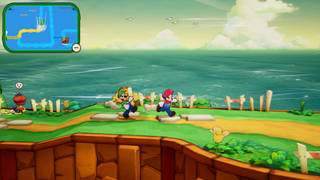 Screenshots from Mario & Luigi: Brothership