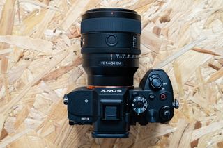 Sony FE 50mm F/1.4GM on a camera