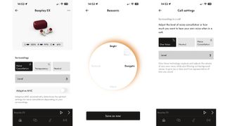 Bang & Olufsen companion app screenshots