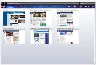 Internet Explorer 7 Quick Tabs (Image courtesy Microsoft)