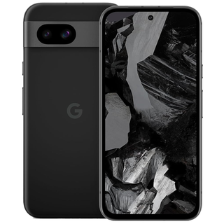 Google Pixel 8a en negro por delante y por detrás