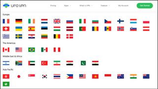 UFO VPN Network Locations