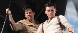 Mark Wahlberg and Tom Holland in Uncharted