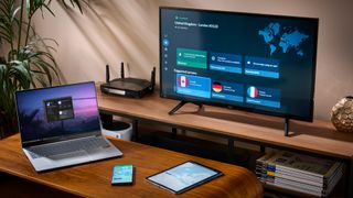 NordVPN apps running on various devices during TechRadar's testing