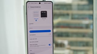 The OnePlus 12's display settings