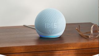 Echo Dot (Gen 5) with clock