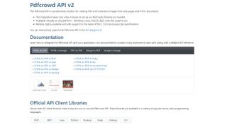 API