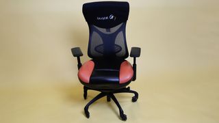 A BodyBilt G7 gaming chair in an office