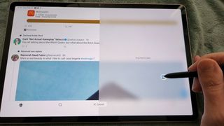 Samsung Galaxy Tab S8 Plus Multitasking