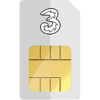 SIM only from Three&nbsp;| 12 month contract | Unlimited data | Unlimited calls and texts | £16 a month