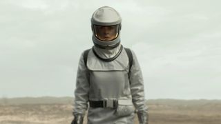 Rebecca Ferguson wears a space suit in Silo season 2