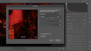 Enhance tool in Adobe Camera Raw