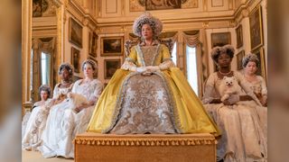 In the Netflix series, "Bridgerton," Queen Charlotte (played by Golda Rosheuvel) is a fan of Pomeranian dogs, just like the queen was in real life. 