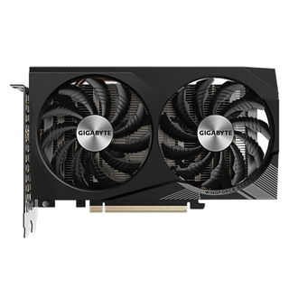 Nvidia GeForce RTX 3050 on a white background