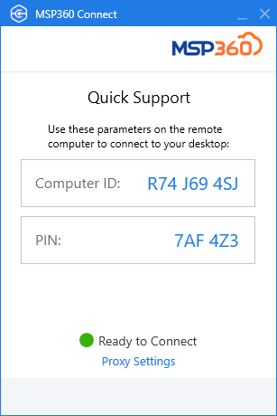 MSP360 Remote Assistant 3