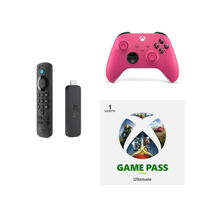 Deep Pink Core Controller + Amazon Fire TV Stick 4K + 1 Month Game Pass Ultimate$131.97$74.99 at AmazonSave $56.98