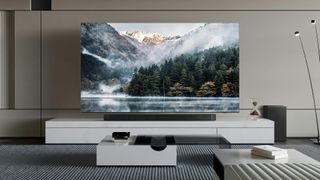 Samsung QN900D Neo QLED 8K TV in living room environment