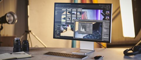 Studio Display in a photo studio