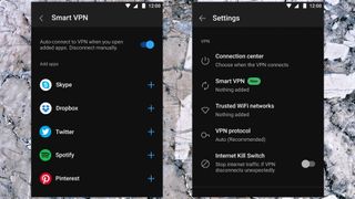 Hotspot Shield Android App Settings