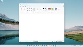 Windows 11 screenshot of the new Paint app