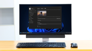 Windows 11 desktop on an all-in-one PC