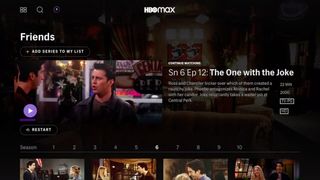 HBO Max interface