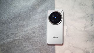 Vivo X200 Pro back against colorful background