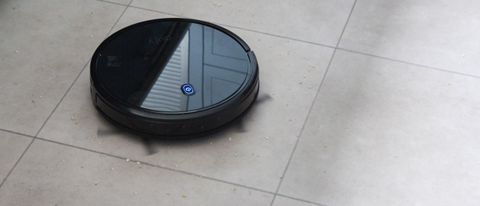 Eufy RoboVac 11S on a tiled floor