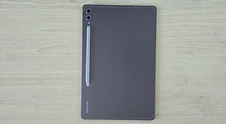 The back side of the Samsung Galaxy Tab S10 Plus