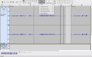 Screenshot of open-source free audio editor Audacity