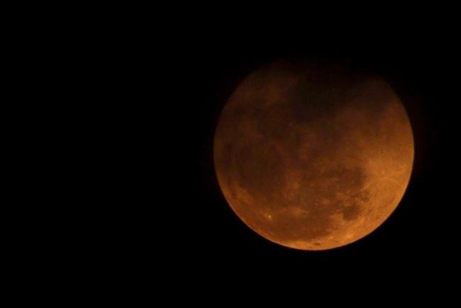 Supermoon as seen from the Philippines.