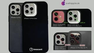 Bilder som viser deksler som angivelig skal være laget for iPhone 13.