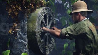 Indiana Jones cogwheel puzzle