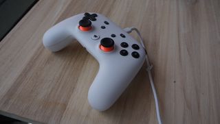 The Stadia controller is bigger than a smartphone. Image credit: TechRadar