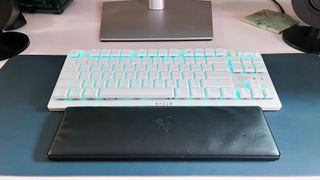 Razer Deathstalker V2 Pro TKL on a desk