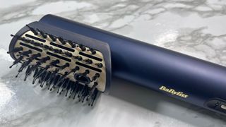 BaByliss Air Wand with the blow dry brush attached