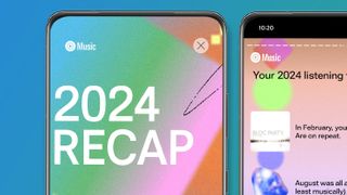 YouTube Music Recap 2024 screens