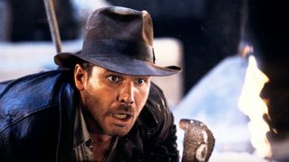 Harrison Ford as Indiana Jones in &quot;Indiana Jones and the Raiders of the Lost Ark&quot; movie