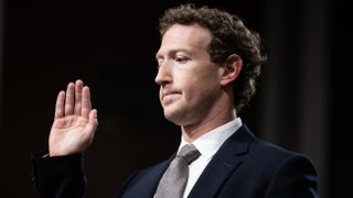 Mark Zuckerberg, CEO of Meta, is sworn in to the Senate Judiciary Committee hearing titled &quot;Big Tech and the Online Child Sexual Exploitation Crisis,&quot; in Dirksen building on Wednesday, January 31, 2024.